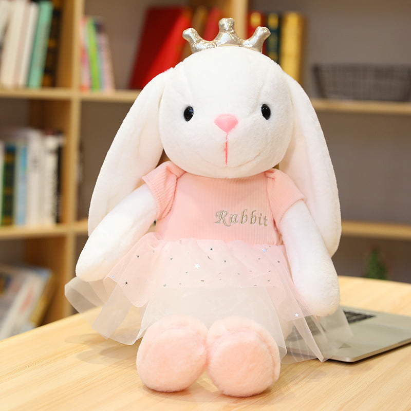 Ballet Crown Bunny Stuffed Toy