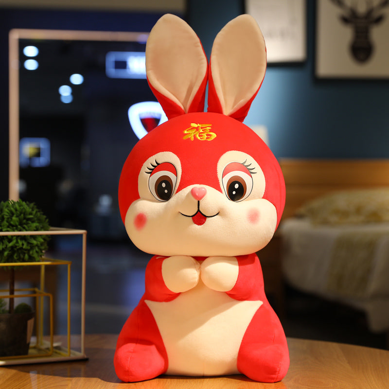 Three-Color Blessing Bunny Plush