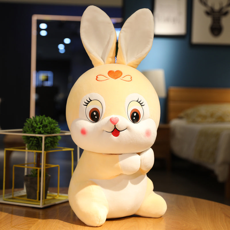 Three-Color Blessing Bunny Plush