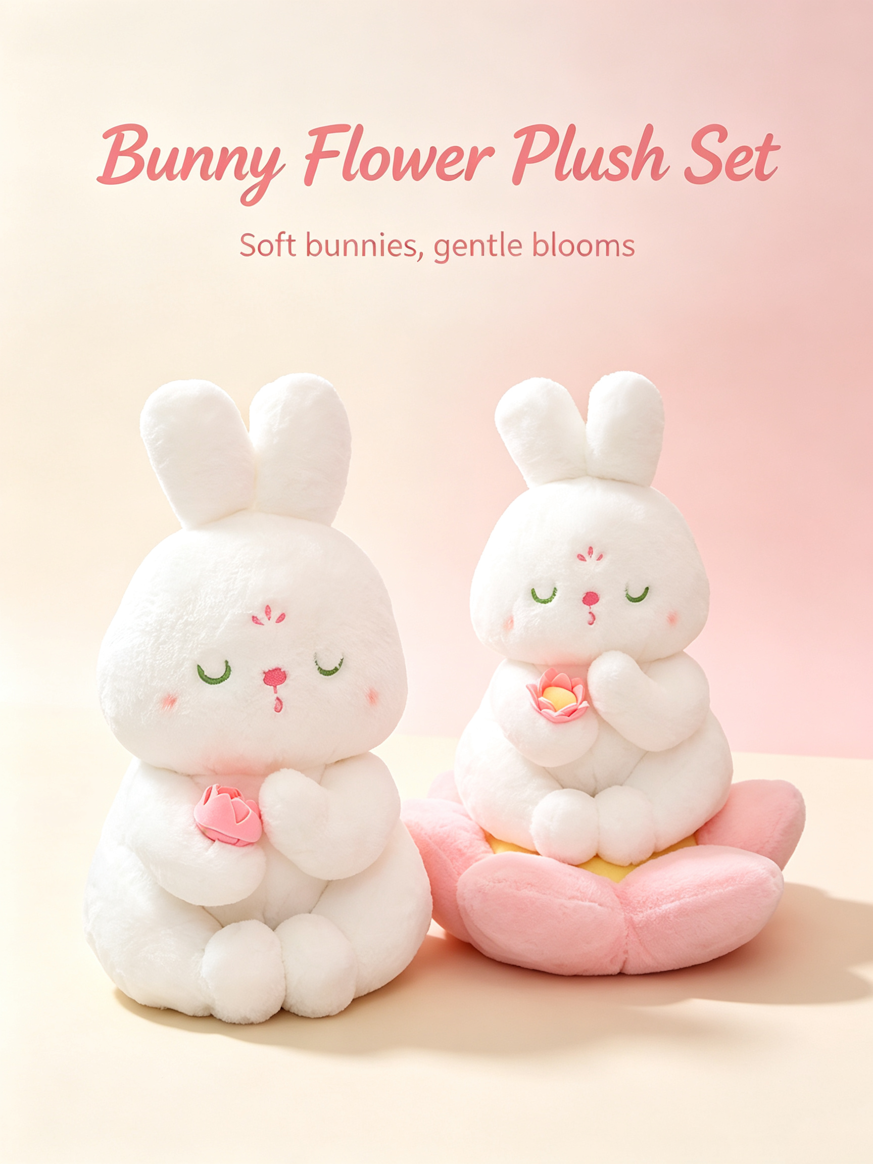 Buddha-style Rabbit Plush