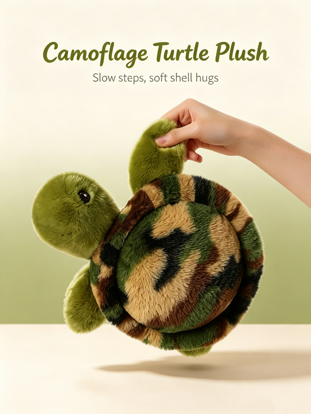 Camouflage Turtle Plush