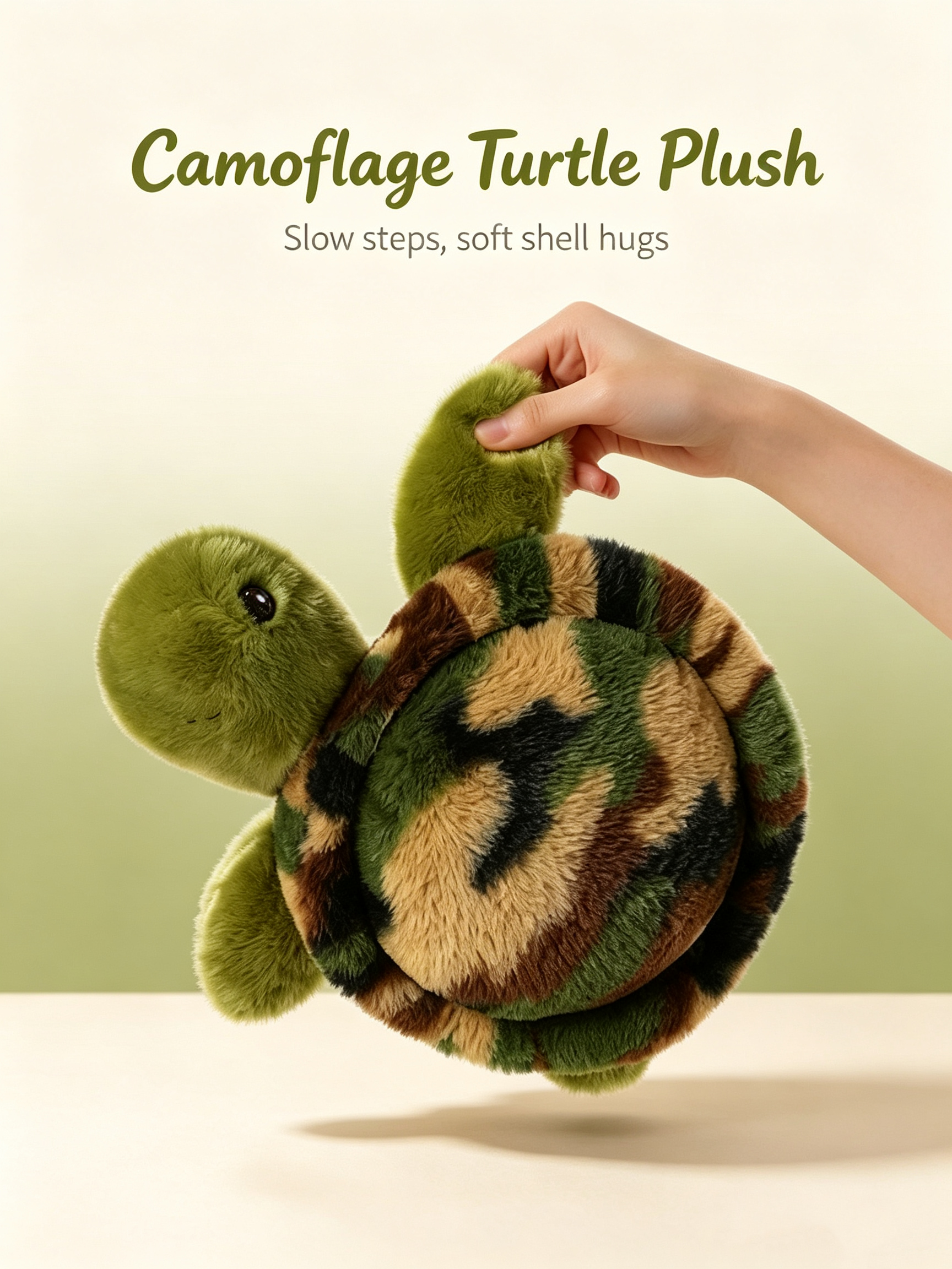 Camouflage Turtle Plush