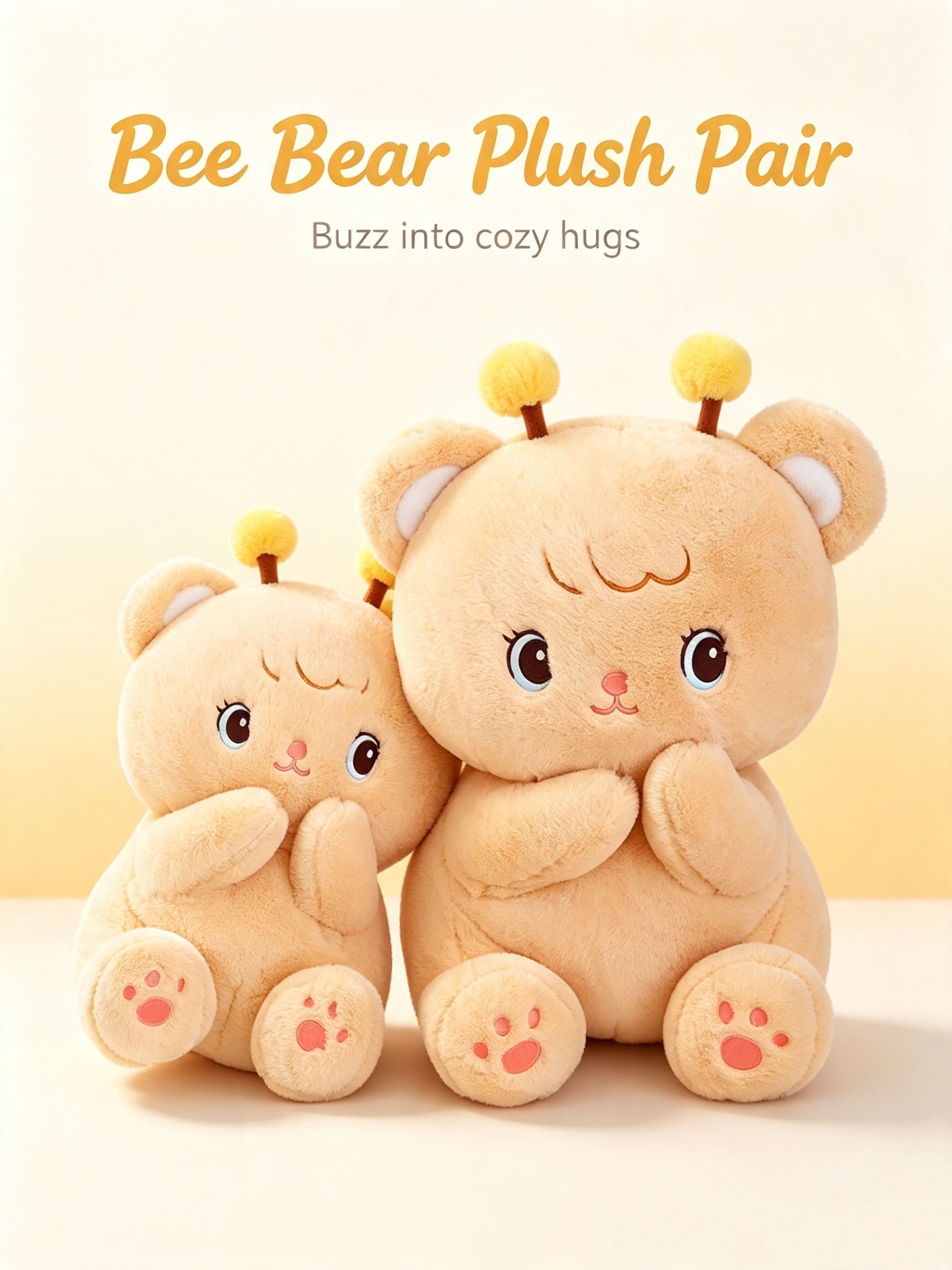 Sunny Honey Bear Plush Doll